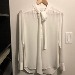 XXS White Babaton Piero Blouse